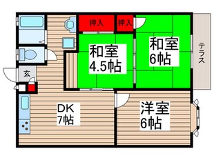 グレーネハイムの物件間取画像